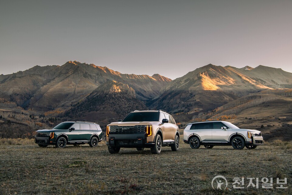 신형 텔루라이드 라인업. (제공: 기아) ⓒ천지일보 2025.11.21.