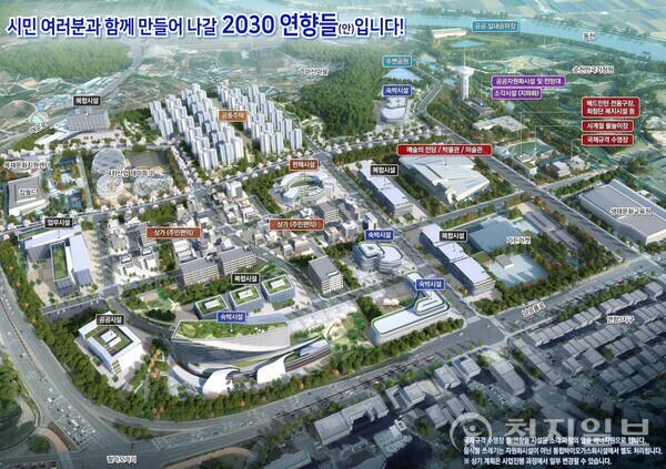 전남 순천시 연향들 도시개발사업 조감도. (제공: 순천시청) ⓒ천지일보 2025.11.21.