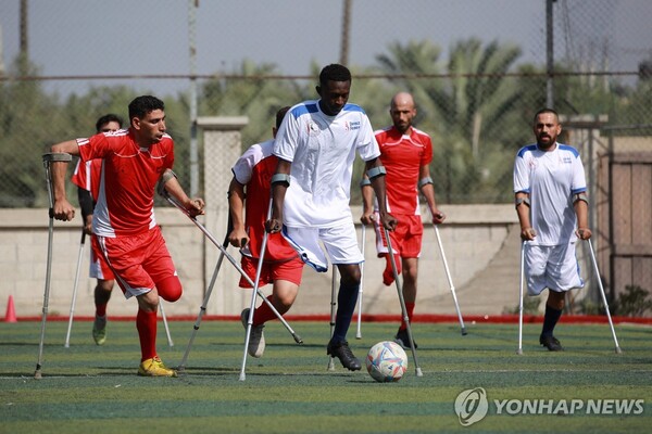가자지구 '희망의 챔피언십' (출처: 연합뉴스)