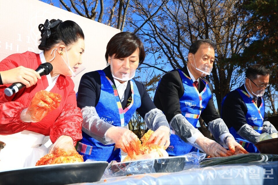 농림축산식품부(장관 송미령)가 ‘김치의 날(11월 22일)’을 맞아 지난 21일 오전 서울 종로구에 있는 국립민속박물관에서 ‘제6회 김치의 날’ 기념식을 개최했다. (제공: 농식품부) ⓒ천지일보 2025.11.22.