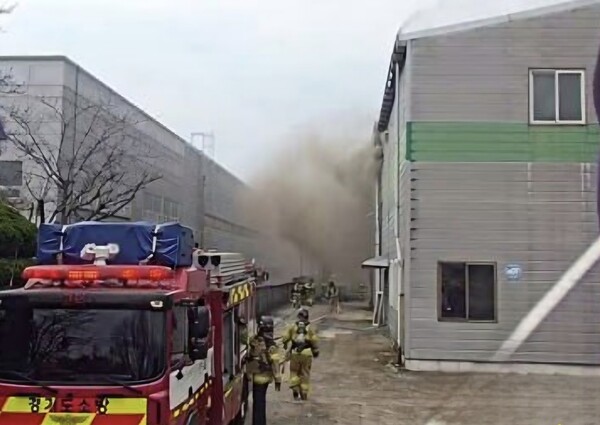 평택 공장 화재 현장 (제공: 경기도소방재난본부)