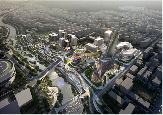 서울시가 24일 공개한 ‘S-DBC 전경’ 조감도로, 창동차량기지 일대에 조성될 디지털바이오시티의 전체 개발 구상이 담겨 있다. (제공: 서울시)