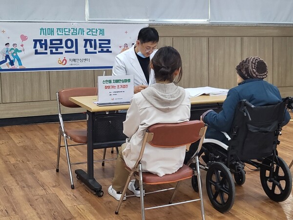 치매 예방 조기검진 운영 현장. (제공: 시흥시청) ⓒ천지일보 2025.11.24.