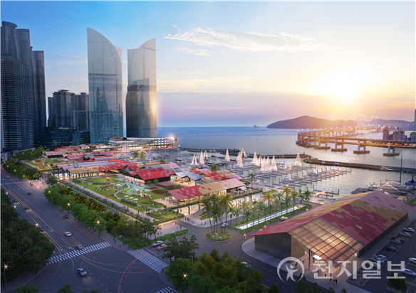 수영만 요트경기장 조감도. (제공: 부산시청) ⓒ천지일보 2025.11.24.