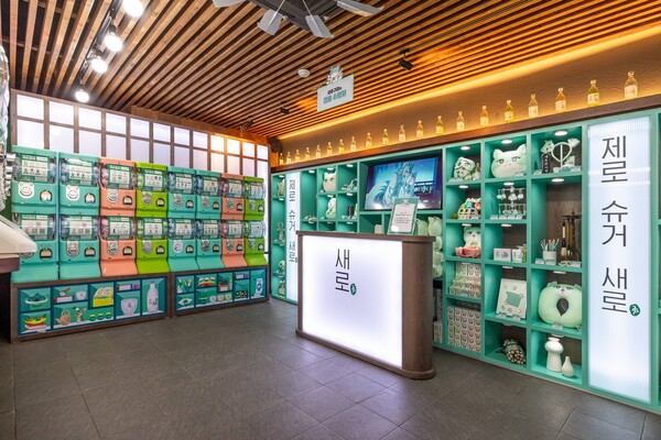새로 가차샵 내부 모습. (제공: 롯데칠성음료)