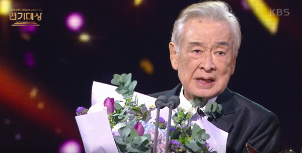 배우 이순재. (출처: ‘2024 KBS 연기대상’)