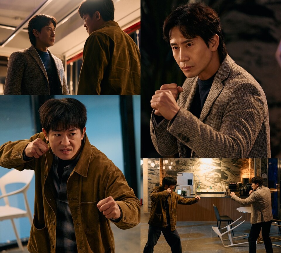 MBC ‘오십프로’ 신하균-허성태, 10년 악연의 재회. (제공: MBC)
