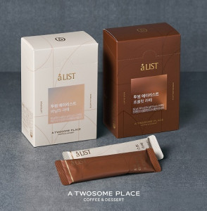 투썸플레이스, 홈 카페 브랜드 '에이리스트(<b>aLIST</b>) 라떼 스틱' 2종 출시