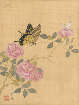 '꽃과 나비' 신명연(申命衍, 1809-1886), 조선 1864년 (제공: 국립중앙박물관) ⓒ천지일보 2024.04.15.