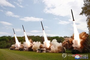 지난 23일 진행된 북한의 핵반격가상종합전술훈련 모습. [연합뉴스 자료사진]