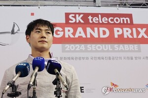 <b>펜싱 사브르</b> 간판 <b>오상욱</b>, 서울서 열린 그랑프리 8강 탈락