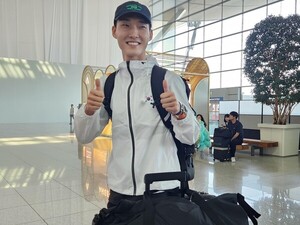 <b>우상혁</b>, 파리올림픽 메달 향한 마지막 여정… 체코 프라하로 출국