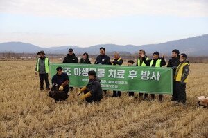 경기도, 파주 <b>독수리</b>식당 개장과 구조 <b>독수리</b> 방사