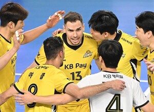 [배구] '2위 도약' KB손보, 현대캐피탈과 챔프전서 만날까