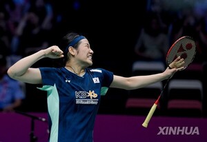 [배드민턴] 안세영 3연속 2-0 완승… 한국, <b>수디르만컵 4강</b> 진출