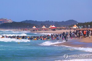 양양 낙산해수욕장 북적북적