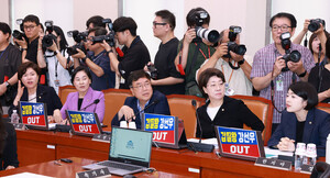 [포토] 강선우 인사청문회 반발하는 국민의힘
