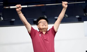 ‘69세’ 김무순, 프로당구 드림투어 개막전 우승