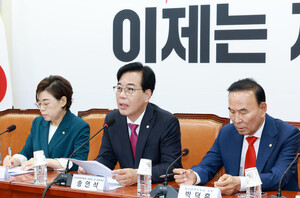 [포토] 송언석 비대위원장, 비대위 발언