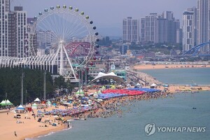 강원 동해안 해수욕장 누적 피서객 400만명 돌파