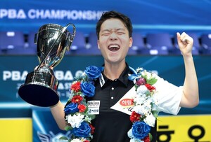 '18세' <b>김영원</b>, '스페인 전설' <b>산체스</b> 꺾고 프로당구 통산 2승째