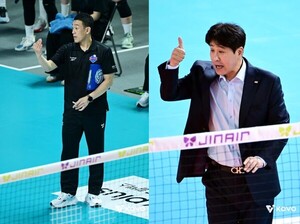 [배구] '여오현 매직' 기업은행 vs '<b>김종민</b> <b>최다승</b>' 도로공사 리턴매치